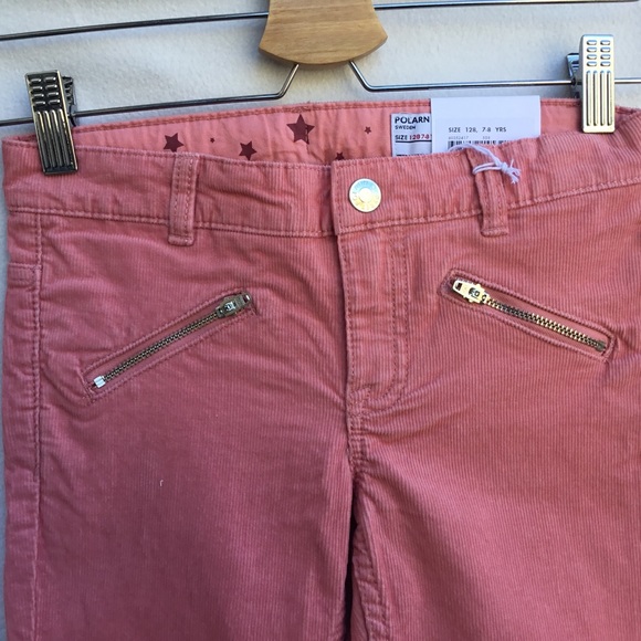 Polarn o Pyret (PoP) pink corduroy pants size 7-8Y - Picture 3 of 6
